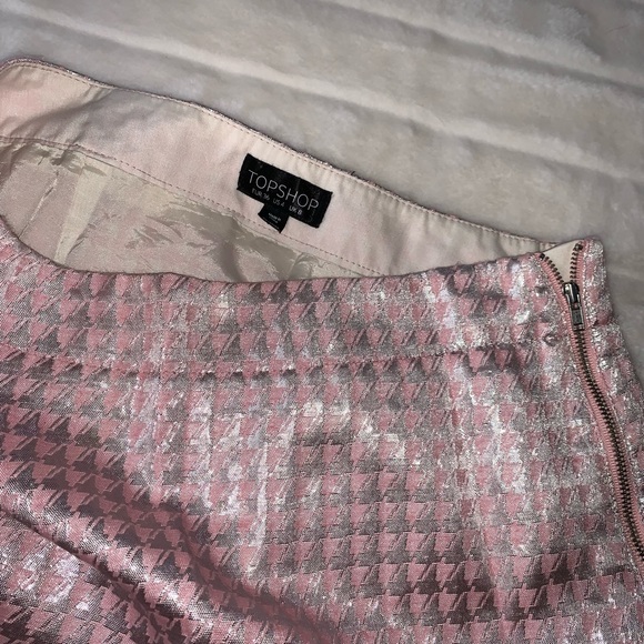 Pink and silver top shop skirt - Picture 2 of 3